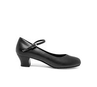 Capezio Cassie Jr. Character Shoe, Noir, 10 M