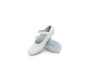 Capezio, Chaussures de Ballet décontractées Unisexes pour Enfant, Blanc., 40 EU Large