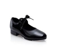Capezio Chaussures de Claquettes N625 Jr. Tyette pour Femme, Noir Verni, 36 EU