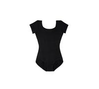 Capezio Women's Classic Short Sleeve Leotard,Black,X-Large