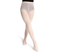 Capezio Collant de transition ultra doux pour femme – ouverture sous la voûte plantaire – L-XL Rose