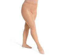 Capezio Ultra Soft Self Knit Waistband Transition Tight Collants Femme, Amande grillée, XL