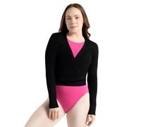 Capezio Femme 11381w Pull Enveloppant, Noir, XL EU