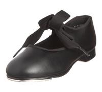 Capezio Femme PU Jr Tyette Chaussures de Claquettes Danse Jazz et Moderne, Noir, 34.5 EU