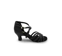 Capezio Georgia Ballroom Shoe, Noir, 5 W