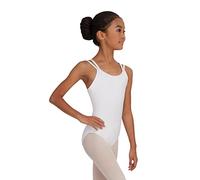 Capezio Justaucorps Caraco Classique à Double Sangle Femme 126 cm, Beige, XS