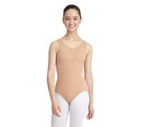 Capezio Justaucorps débardeur Basique de l'équipe, Marron Clair, L Femme