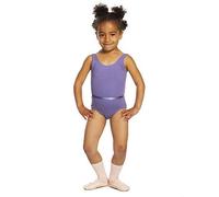 Capezio Justaucorps débardeur pour enfant avec ceinture Lavande foncée Medium