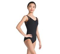 Capezio Mc829W Justaucorps à col en V pour femme Noir Taille M