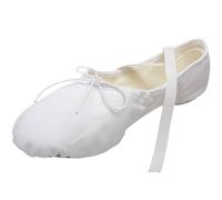 Capezio Men's Canvas Romeo Ballet Shoe,White,8 M US
