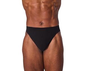 Capezio Men's Lined Thong Dance Belt Ceinture de Danse, Black, XL Homme