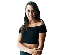 Capezio Pull Court en Tricot côtelé pour Femme M Noir