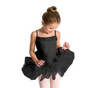 Capezio Robe Tutu à Volants pour Femme, Noir, Taille L 11307C