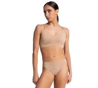 Capezio Seamless Clear Back Bra Soutien-Gorge, Opaque, Nude, XS Femme