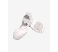 Capezio Stella Canvas Ballet Shoe - pour Enfant - Blanc - 12 W