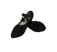 Capezio Stella Canvas Ballet Shoe - pour Enfant - Noir - 11 W