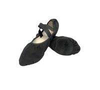 Capezio Stella Canvas Ballet Shoe - pour Enfant - Noir - 8 W