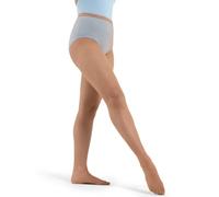 Capezio Studio Basics Fishnet Seamless Tight - Size Large/X-Large, Dark Suntan
