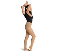 Capezio Studio Basics Collant avec Pieds, Caramel, X-Large (Lot de 3) Femme