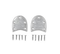 Capezio Tarauds à Talon Duo Tone, Emboîtage Mixte, Argenté, 35 EU