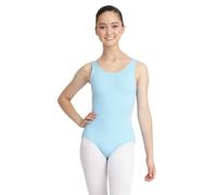 Capezio Justaucorps débardeur Basique de l'équipe, Bleu Clair, M Femme