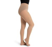 Capezio Ultra Soft Footed Tight with Self-Knit Waistband Collants, Nude, L-XL (Lot de 3) Femme