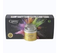 CAPFITO Easy Kit, Capsule réutilisables pour machines compatible pour Nespresso (original), [1 Capfito Easy + 4 capsules réutilisables en polypropylène +100 disques Aluminium] (OR)