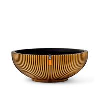 Capi Europe - Bol Groove Black & Gold - 40x15 - Or - Ouverture Ø36 - Pot pour l'intérieur - BGVGB037