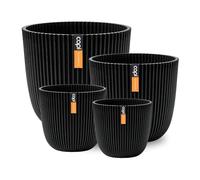 Capi Europe - Coffret Cadeau Pot Boule Groove Made with - Taille L - Textile Noir - Ouverture Ø25 - Pot intérieur et extérieur - Taille-IGTB-5
