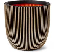 Capi Europe - Pot Boule Groove NL - 43x41 - Or - Ouverture Ø35 - Pot pour Une Utilisation à l'intérieur et à l'extérieur - Incassable - 100% Recyclable - KGVGB933