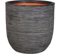 CAPI EUROPE Jardiniere NATURE RIB - 54x52 cm - Anthracite