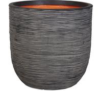 CAPI EUROPE Jardinière NATURE RIB - 54x52 cm - Anthracite