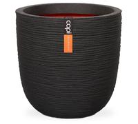 CAPI EUROPE Jardinière NATURE RIB - 54x52 cm - Noir