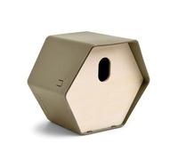 Capi Europe - Maison pour Oiseaux Ovale Hive - 19x23x20 - Vert - CAPI Biodiversity Hive - AHBIG002