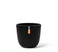 Capi Europe - Pot Boule Groove Made with - 17x15 - Textile Noir - Ouverture Ø17 - Pot intérieur et extérieur - IGTB533