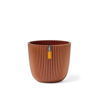 Capi Europe - Pot Boule Groove Made with - 25x23 - Metallic koper - Ouverture Ø25 - Pot intérieur et extérieur - IGMC535