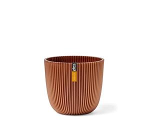 Capi Europe - Pot Boule Groove Made with - 25x23 - Metallic koper - Ouverture Ø25 - Pot intérieur et extérieur - IGMC535