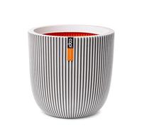 Capi Europe - Pot Boule Groove NL - 35x34 - Ivoire - Ouverture Ø29 - Pot pour Une Utilisation à l'intérieur et à l'extérieur - Incassable - 100% Recyclable - KGVI932