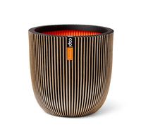 Capi Europe - Pot Boule Groove NL - 54x52 - Or - Pot de Fleurs pour intérieur et extérieur - Cache-Pot - Pot de Plantation - Jardinière - Plastique - KGVGB935