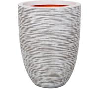 Capi Pot à fleurs Nature Rib Élégant bas 46 x 58 cm Ivoire KOFI783 424228
