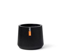Capi Europe - Sandbag Groove Black & Gold - 20x17 - Noir - Ouverture Ø15 - Pot pour l'intérieur - BGVBL394