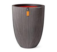 Capi Europe Vase GROOVE élégant 46x58 cm Anthracite 100% recyclable