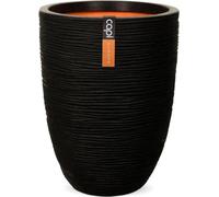 CAPI EUROPE Vase élégant bas RIB NL - 46x58 cm - Noir