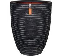 Capi Pot À Fleurs Nature Row 46 X 58 Cm Anthracite Krwz783 Noir