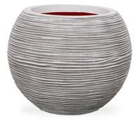 CAPI EUROPE Vase RIB NL - Ivoire - 40x32 cm - Plastique