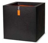 Capi Jardinière Urban Smooth Carré 50 X 50 X 50 Cm Noir Kbl904 Noir