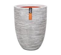 Capi KOFI782 Vase Naturel élégant à côtes Basses, Ivoire, 91,4 x 119,4 cm