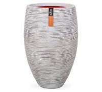 Capi Pot À Fleurs Nature Rib Élégant Deluxe 45x72 Cm Ivoire