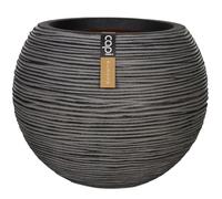 Capi Pot À Fleurs Nature Rib Rond 40 X 32 Cm Anthracite Kofz270