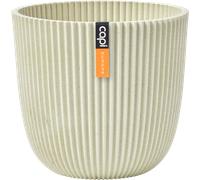 Capi Pot de Fleur d'Intérieur Boule "Groove" 13x12 cm - beige